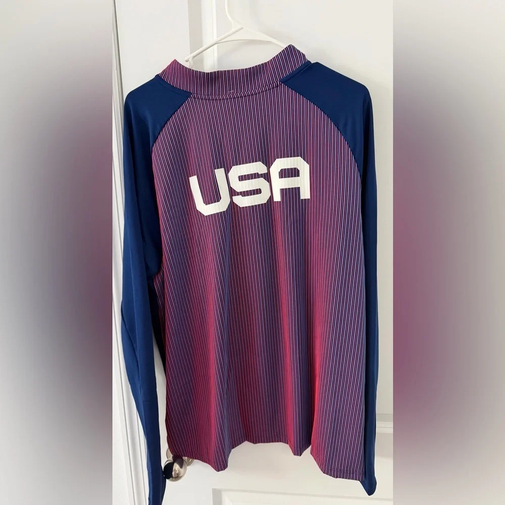 Nike Team USA Track & Field Elite Half Zip Pullover Made In USA - Women’s XL